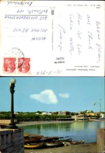 712281 Otranto Lido Miramare Costa Salentina Boote Hafen Italy