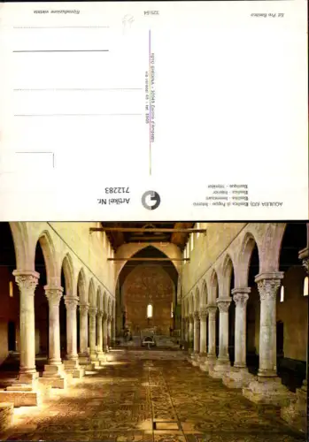 712283 Aquileia Basilica di Poppo Interno Basilika Inneres Italy
