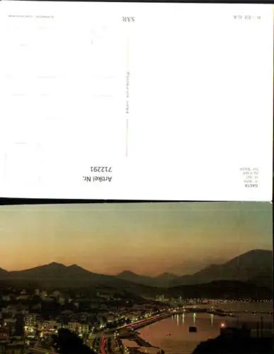 712291 Gaeta di notte Nachtansicht Italy