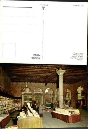 712300 Treviso Loggia dei Cavalieri Flohmarkt Buchmarkt Italy