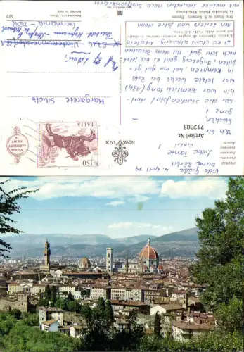 712303 Firenze Florenz Panorama Ansicht Italy