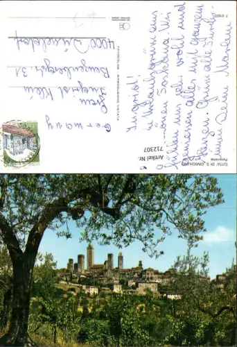 712307 Citta di S. Gimignano Panorama Italy