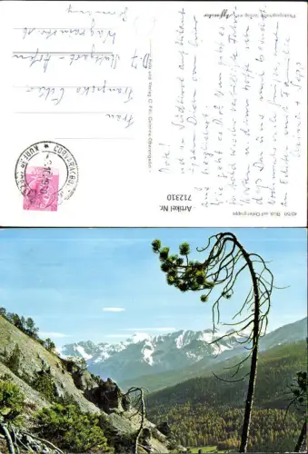 712310 Blick auf d. Ortlergruppo Stempel Corvara Bolzano Italy