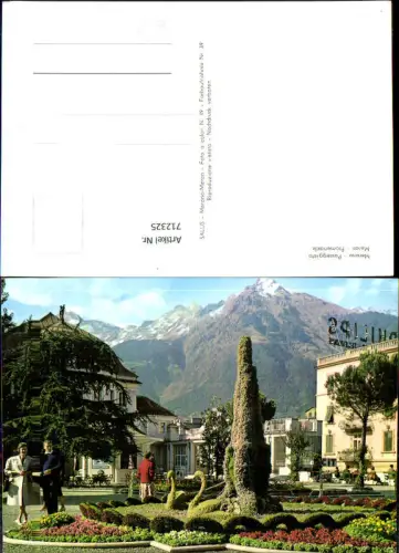 712325 Foto AK Merano Meran Passeggiata Promenade Italy