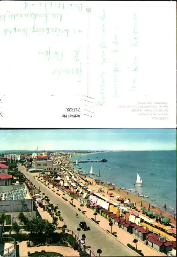 712328 Cattolica Lungomare e spiaggia Uferstraße u. Strand Italy