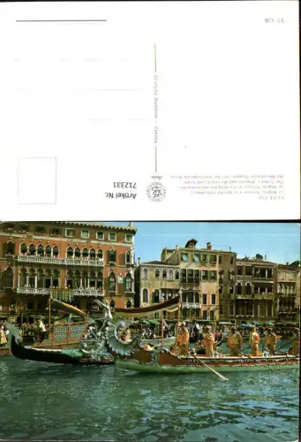 712331 Venezia Venedig La Regata Storcia e le barche tradizonali Historische Regatta Italy