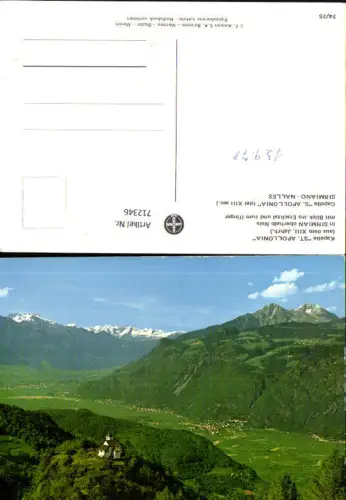 712346 Kapelle St Apollonia Sirmian Nals Etschtal Capella S. Apollonia Sirmiano Nalles Italy