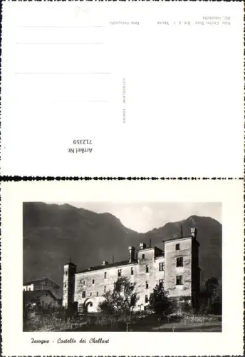 712359 Foto AK Issogne Castello dei Challant Schloss Italy