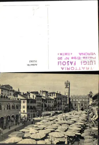712362 Foto AK Verona Piazza delle Erbe Italy