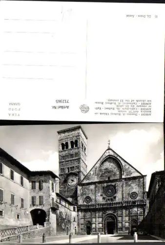 712365 Foto AK Assisi Duomo S. Rufino Chiesa romanica dell XI secolo Cathedrale Italy