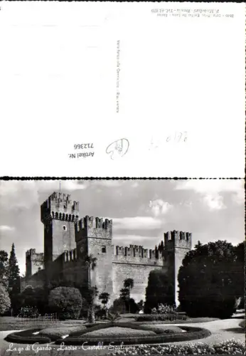 712366 Foto AK Lago di Gardo Lazise Castello Scaligero Schloss Italy