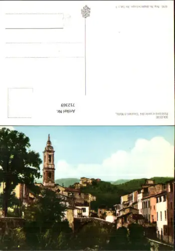 712369 Dolcedo Panorama e ponte dei Cavalieri di Malta Italy