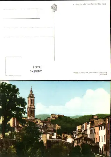 712371 Dolcedo Panorama e ponte dei Cavalieri di Malta Italy