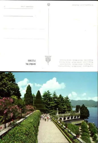 712383 Foto AK Lago Maggiore Isola Bella Terrazze Giardino Italy