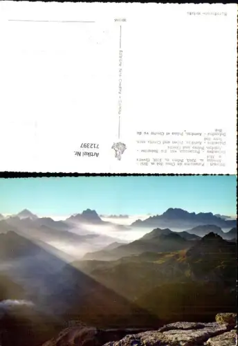 712397 Dolomiti Panorama da Cima Boe Antelo Pelmo Civetta Italy
