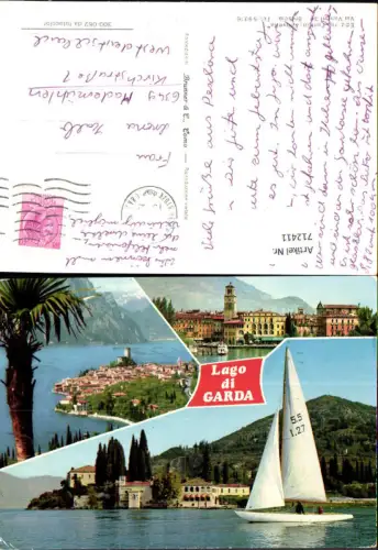 712411 Lago di Garda Gardasee Segelboot Italy