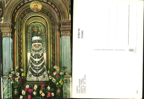 712445 Loreto Virgo Lauretana Jungfrau von Loreto Gnadenmutter Religion Italy