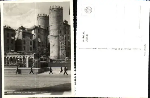 712446 Foto AK Genova Genua Porta Soprana Italy