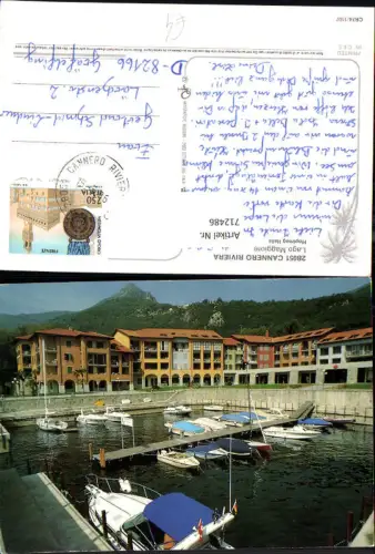 712486 Cannero Riviera Lago Maggiore Hapimag Italia Hafen Boote Italy