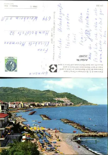 712487 Panorama di S. Bartolomeo e Cervo Ligure Aussicht Italy