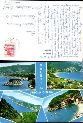 712584 Mehrbild AK Saluti Dall Isola d Elba Insel Italy