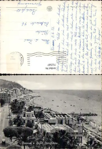 712587 Varazze Kursaal e Bagni Margherita Strand Küste Italy