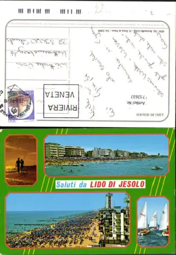 712637 Mehrbild AK Lido di Jesolo Riviera Venetia Italy