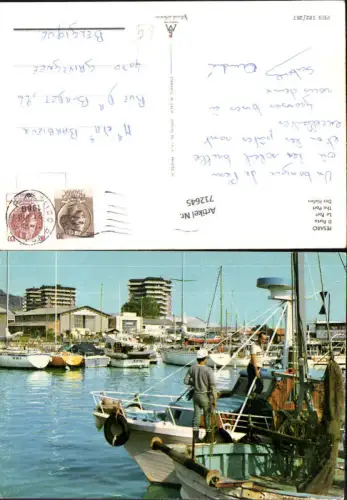 712645 Pesaro Il Porto Hafen Boote Italy