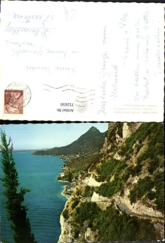 712650 Lago di Garda Vecchia strada di Tignale Gardasee Alte Tignale Straße Italy