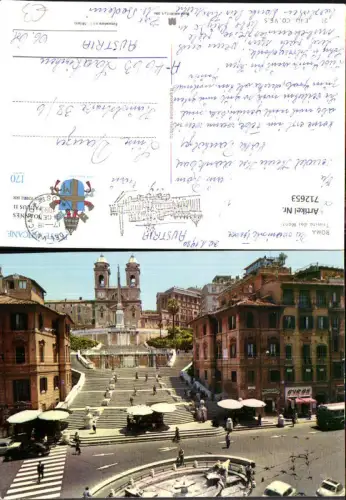 712653 Roma Rom Trinita dei Monti Spanische Treppe Italy