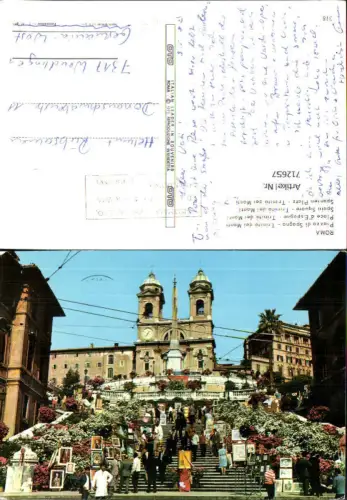 712657 Roma Rom Piazza di Spagna Spanien Platz Spanische Treppe Italy