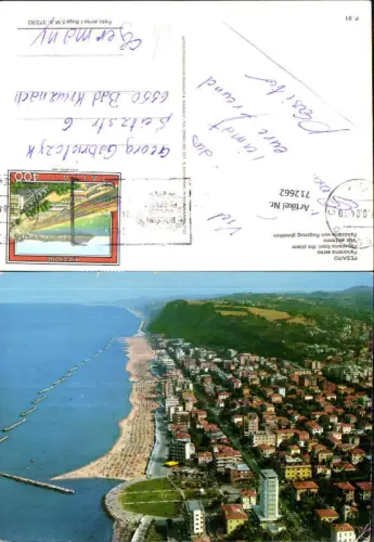 712662 Luftbild Pesaro Panorama aereo Italy