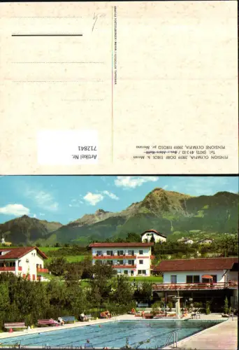 712841 Pension Olympia Dorf Tirol b. Meran Pensione Olympia Tirolo pr. Merano Italy