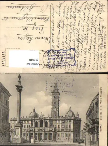 712848 Roma Rom Basilica di S. Maria Maggiore Kirche Italy