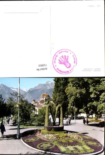 712852 Foto AK Merano Passegiata Meran Promenade Italy
