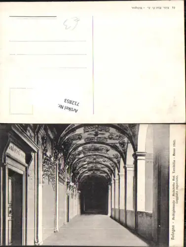 712853 Bologna Archiginnasio Loggiato superiore Kreuzgang Italy