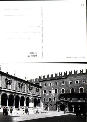 712855 Foto AK Verona Piazza Dante Italy