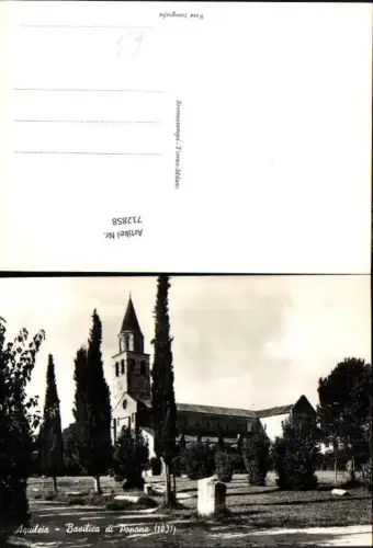 712858 Foto AK Aquileia Basilica di Popone Basilika Italy