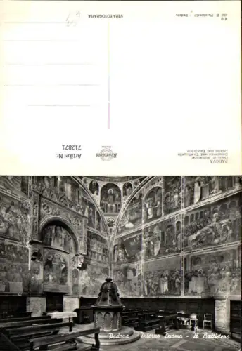 712871 Padova Padua Interno Duomo Il Battistero Dom Inneres Italy