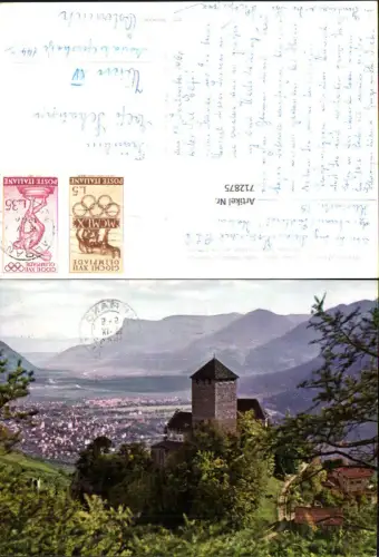 712875 Foto AK Merano Meran Castel Tirolo Schloss Tirol Italy