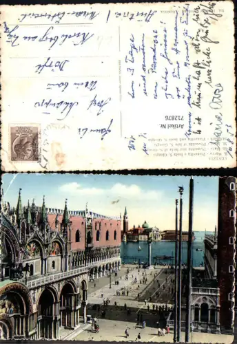 712876 Venezia Venedig S. Marco Piazzetta e Isola S. Giorgio Markusplatz Italy