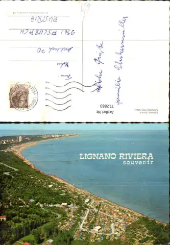 712883 Luftbild Lignano Riviera Camping Pino Mare Italy