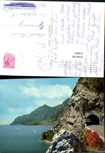 712891 Lago di Garda Limone e la Gardesana Occidentale Limone u. d. Westliche Gardaseana Straße Italy