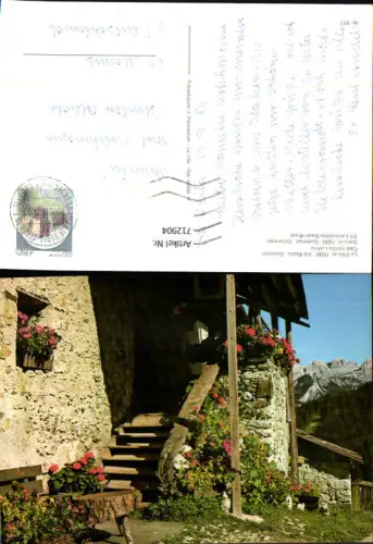 712904 La Villa Val Badia Dolomiti Casa rustica Ladina Stern Gadertal Dolomiten Bauernhaus Italy