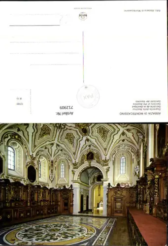 712909 Abbazia di Montecassino Sagrestia della Basilica Sakristei d. Basilika Italy