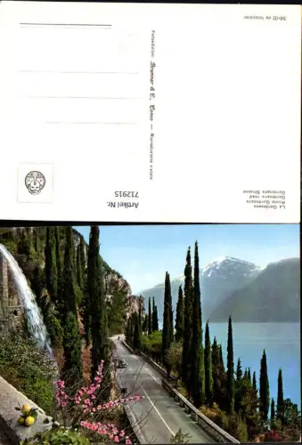 712915 Foto AK La Gardesana Gardesana Straße Lago di Garda Gardasee Italy