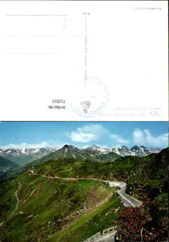 712921 Strada del Passo Giovo Versante Val Passiria Jaufenpass-Strasse vom Passeiertal Italy