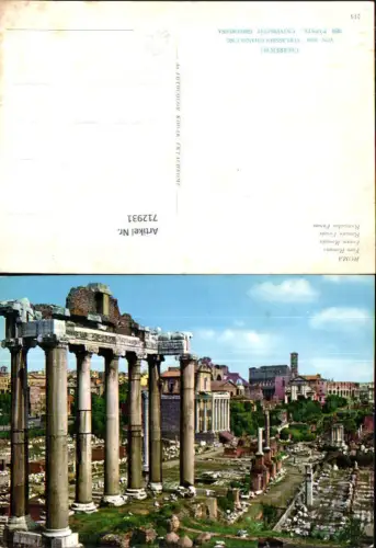 712931 Roma Rom Foro Romano Römisches Forum Italy