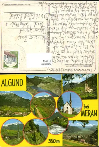 712933 Algund b. Meran Burggrafenamt Lagundo presso Merano Alto Adige Italy