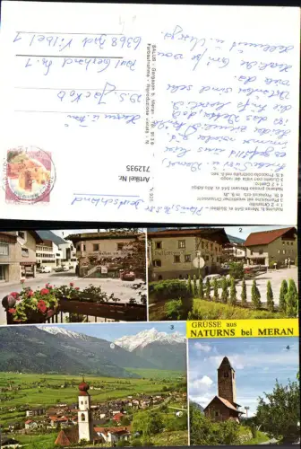 712935 Mehrbild AK Naturns b. Meran Südtirol Naturno presso Merano Alto Adige Italy